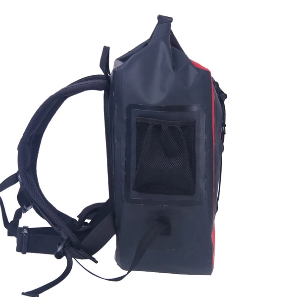 25L Waterproof Backpack With Outter Mesh Pocket - Image 2