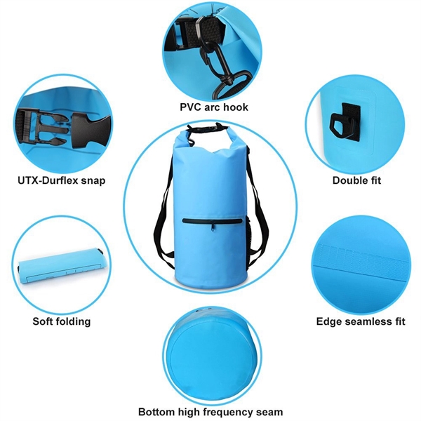 20L Water Resistant Dry Sack For Rafting - Image 3