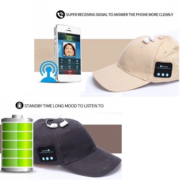 Wireless Bluetooth Baseball Cap - Image 4