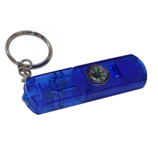 Whistle Light And Compass Keychain - Image 8