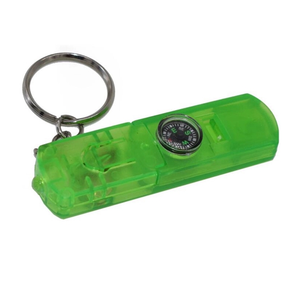 Whistle Light And Compass Keychain - Image 9
