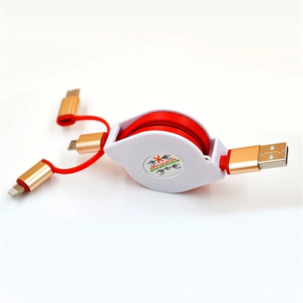 Retractable Multi Phone Charging Cable - Image 3