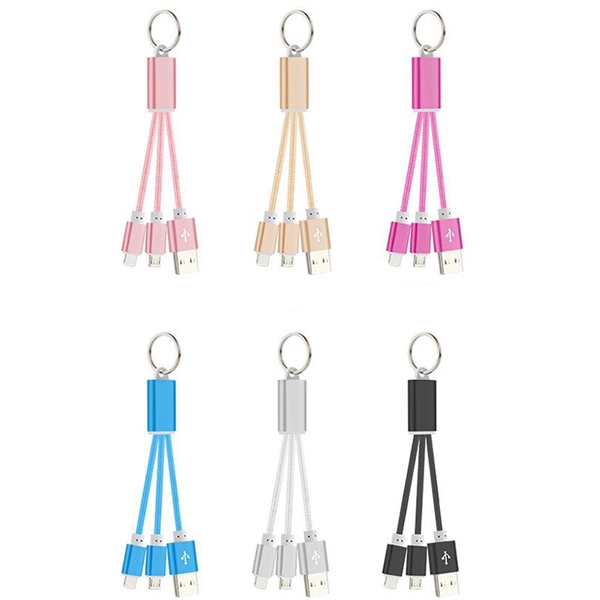 Weave Nylon Braided Multi Phone Charging Cable - Image 7