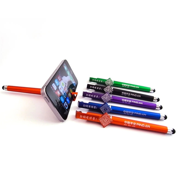 3-In-1 Stylus Pen With Phone Stand - Image 2
