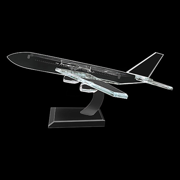Crystal Air Plane Award w/ Base - Image 2