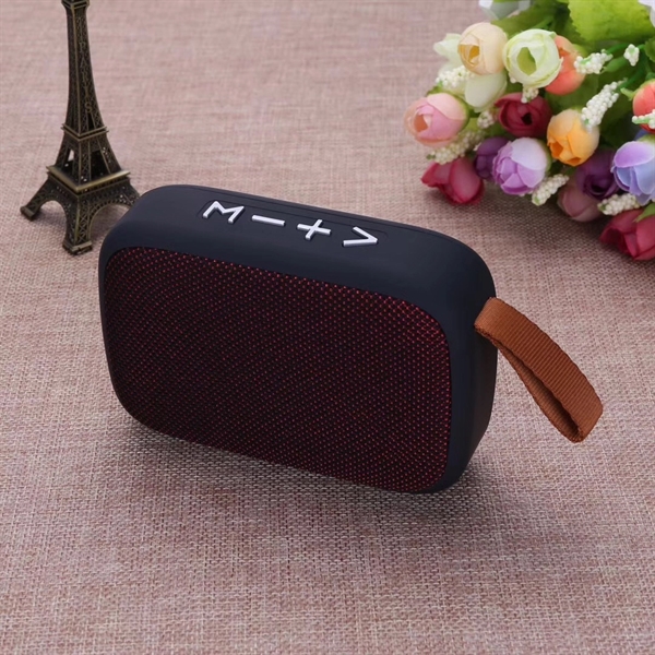 Rectangle Fabric Bluetooth Speaker - Image 1