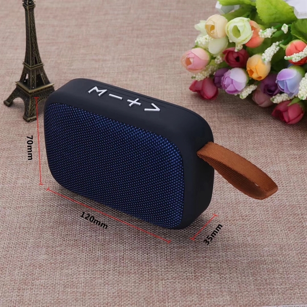Rectangle Fabric Bluetooth Speaker - Image 4