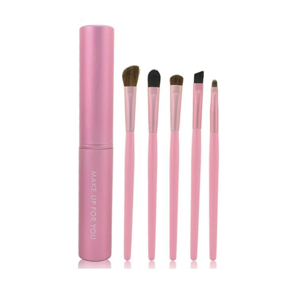Cosmetic Make Up Eye Brush Set Kit With Aluminum Case - Image 11
