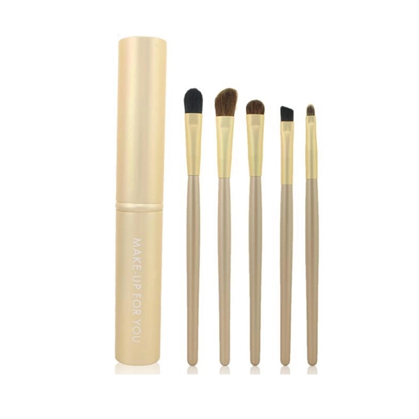 Cosmetic Make Up Eye Brush Set Kit With Aluminum Case - Image 13
