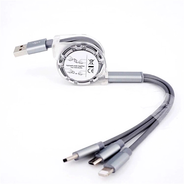 Retractable Telescopic Multi Phone Charging Cable - Image 2