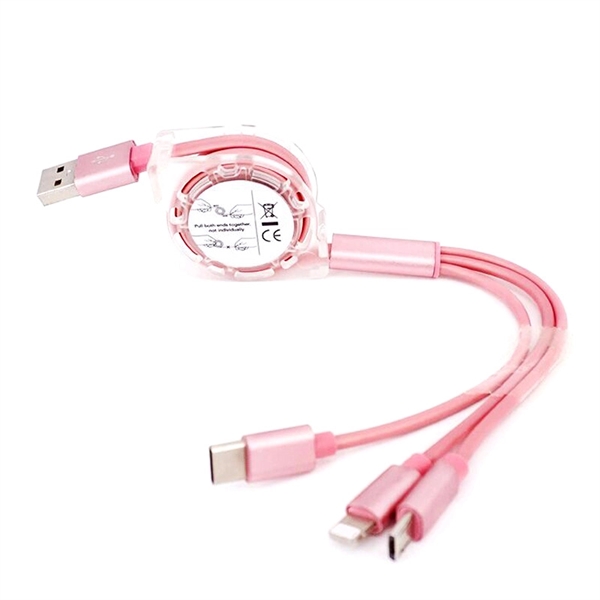 Retractable Telescopic Multi Phone Charging Cable - Image 4