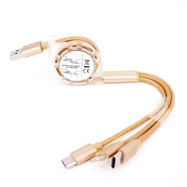 Retractable Telescopic Multi Phone Charging Cable - Image 5