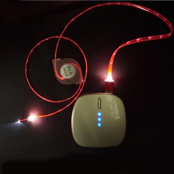 Retractable Or Telescopic LED Light Up Phone Charging Cable - Image 3