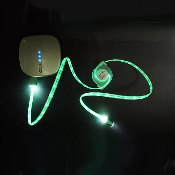 Retractable Or Telescopic LED Light Up Phone Charging Cable - Image 7