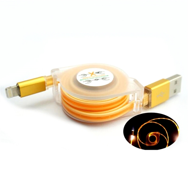 Retractable Or Telescopic LED Light Up Phone Charging Cable - Image 8