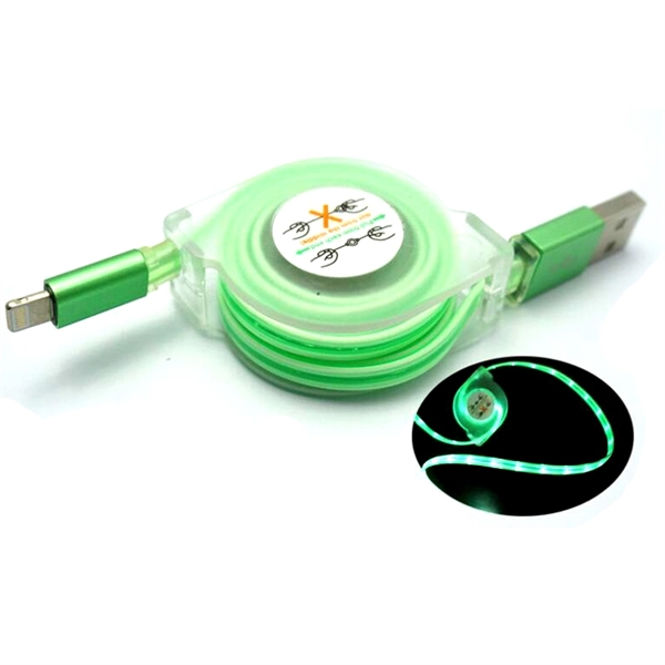 Retractable Or Telescopic LED Light Up Phone Charging Cable - Image 10
