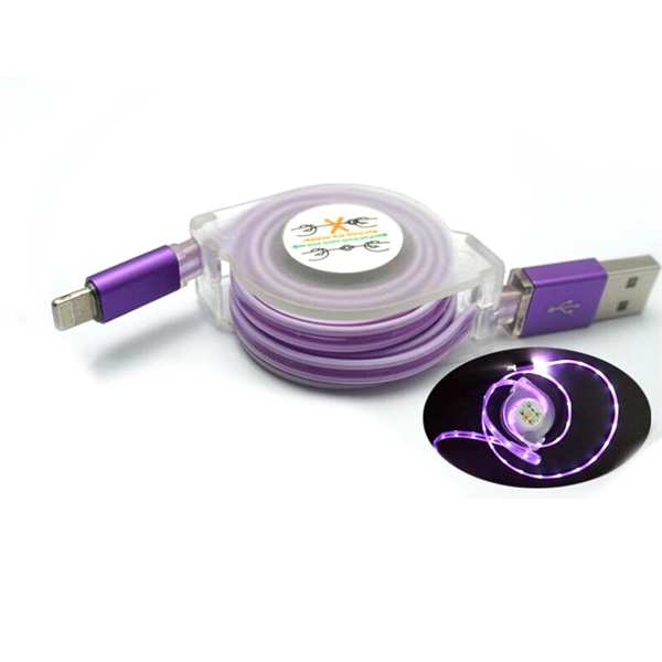Retractable Or Telescopic LED Light Up Phone Charging Cable - Image 12
