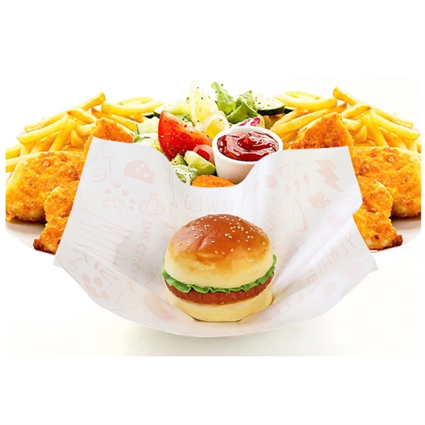 Promotional Greaseproof Food Wrap and Basket Liner Paper - Image 3