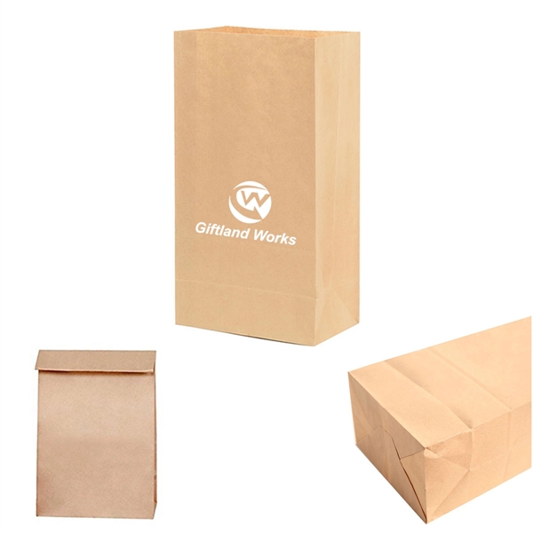 Greaseproof Food Kraft Paper Sacks Lunch Bags - Image 1