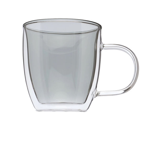 10 oz. Crystallite Double Wall Glass Coffee Mug - Image 7