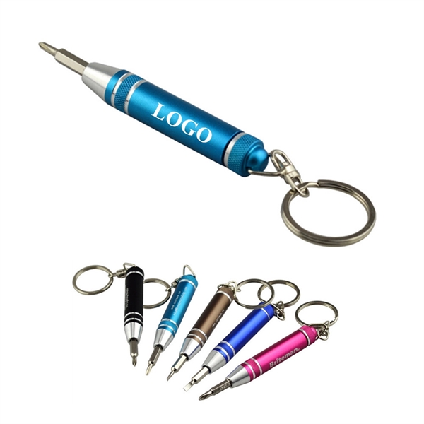 3-In-1 Screwdriver With Keychain - Image 1