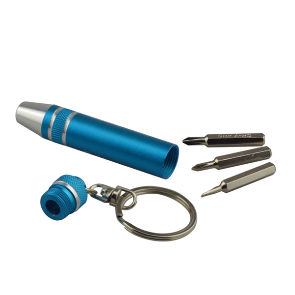 3-In-1 Screwdriver With Keychain - Image 2