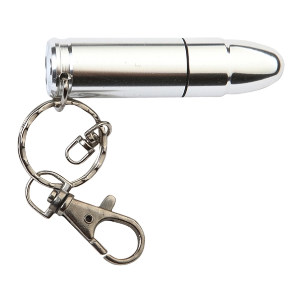 Bullet USB Flash Drive w/ Key Chain - Image 3