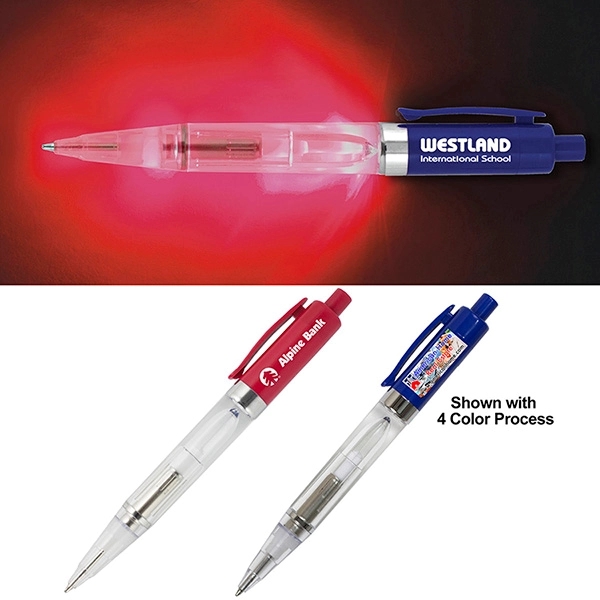 Light Up Pen with RED Color LED Light - Image 1