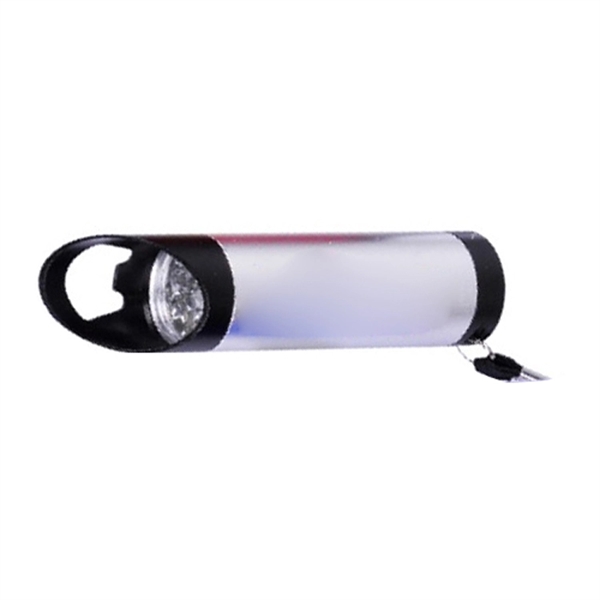 Aluminum Bright 9 LED flashlight with Bottle Opener - Image 2