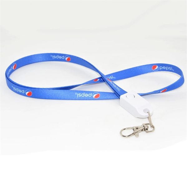 2 In One Neck Lanyard USB Phone Charging Charger - Image 3