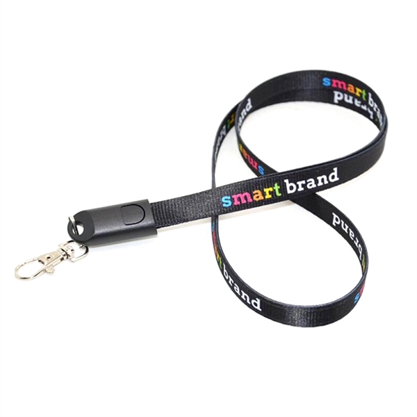 3 In One Neck Lanyard USB Phone Charging Charger - Image 7