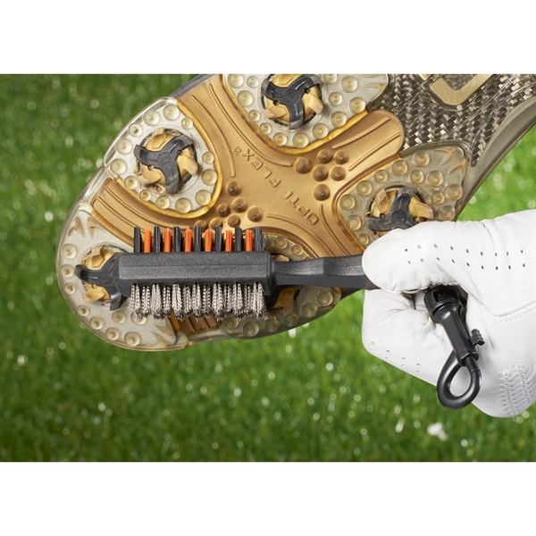 Golf Shoe Brush on Key Chain - Image 2