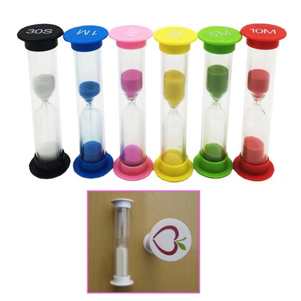 Colorful Mini Sandglass Hourglass Sand Clock Sand Timer  - Image 1