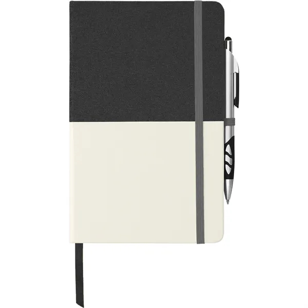 5" x 8" Two Tone Bound Notebook - Image 2