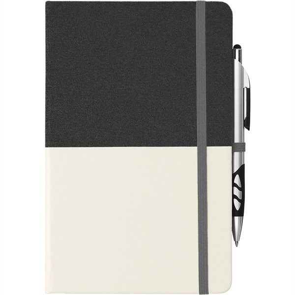 5" x 8" Two Tone Bound Notebook - Image 3