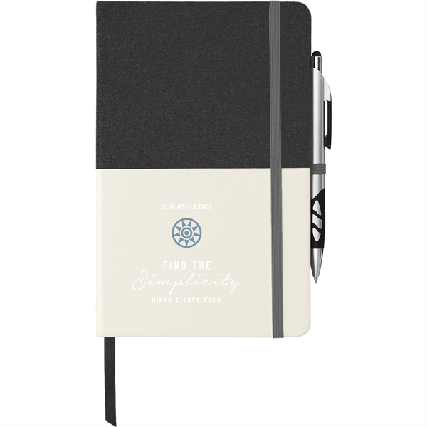 5" x 8" Two Tone Bound Notebook - Image 6