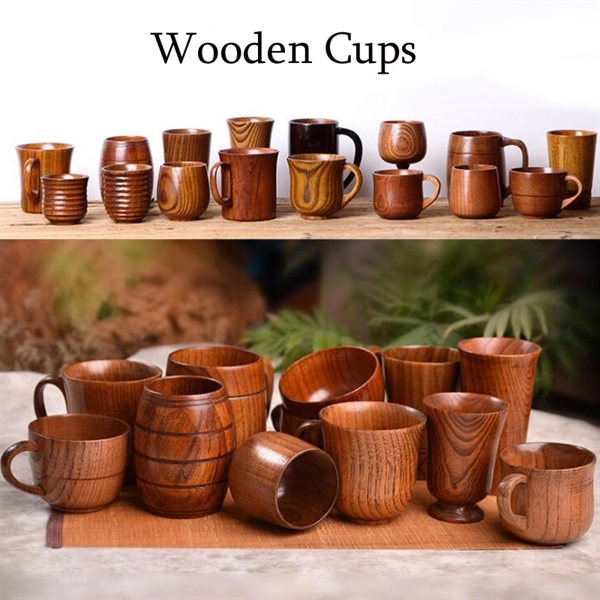 Custom Natural Wood Cup Wine Cup Coffee Cup Tea Cup Beer Cup - Image 2