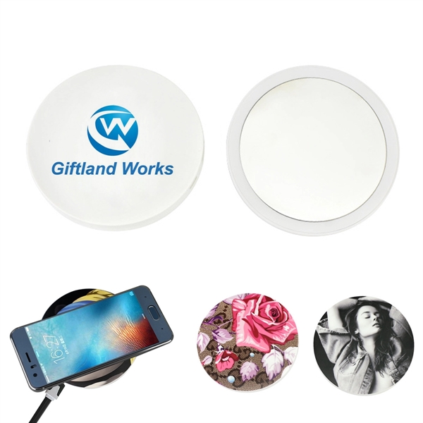 Custom Full Color Imprint Wireless Charger - Image 1