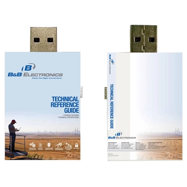 Book Slide Out USB Flash Drive - Image 2