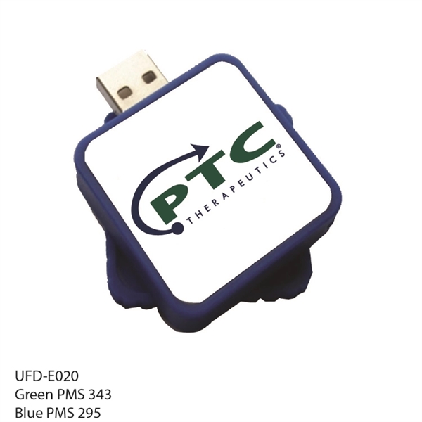 Epoxy Dome Twist USB Drive - Image 5