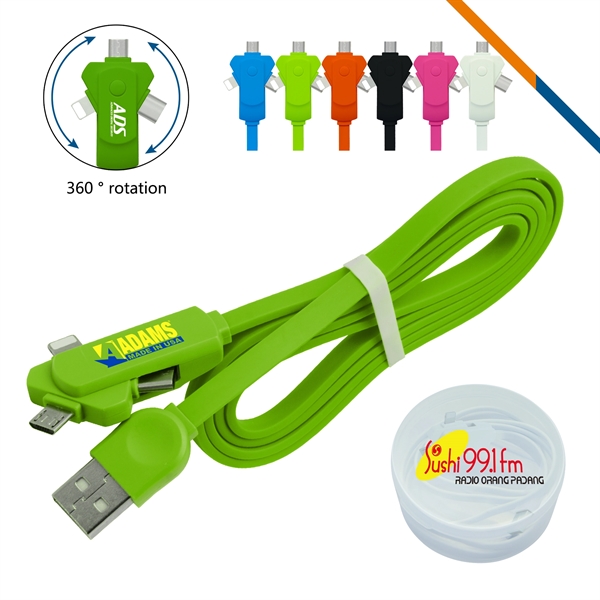 Swivel 3-in-1 Charging Cable - Image 3