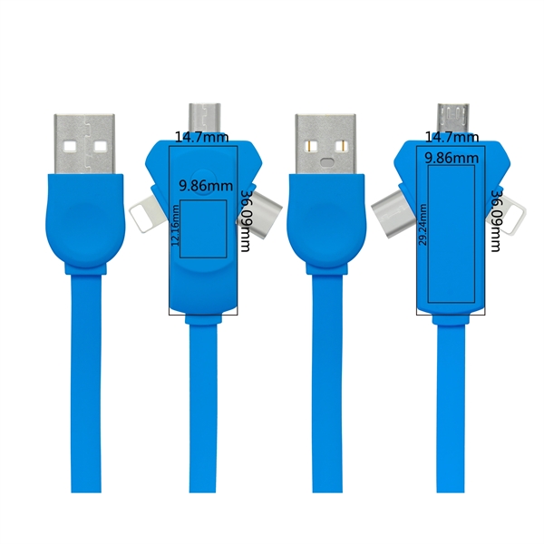 Swivel 3-in-1 Charging Cable - Image 6
