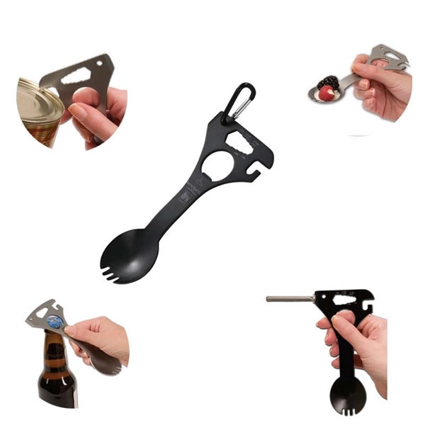 Outdoor Multi-tool Stainless Steel Spoon - Image 1