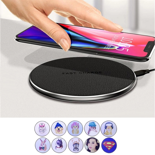 Quality Leather QI Wireless Phone Charger - Image 1