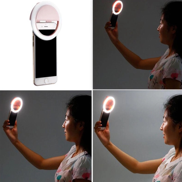 Selfie Light Round Clip On Phone Camera Selfie Ring Flash Li - Image 7