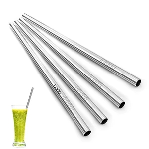Stainless Steel Smoothie Drinking Straws
