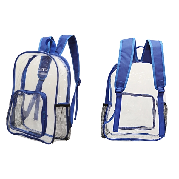 Clear Transparent PVC School and Outdoor Backpack for Kids a - Image 3