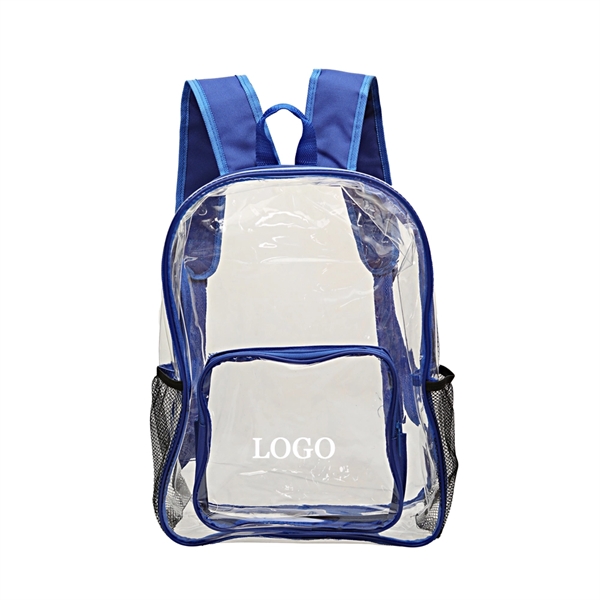Clear Transparent PVC School and Outdoor Backpack for Kids a - Image 1
