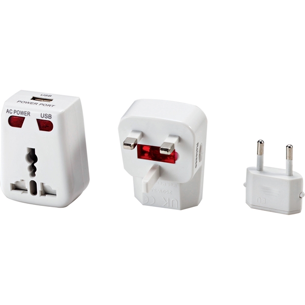 Universal Travel Adapter with USB Port - Image 2