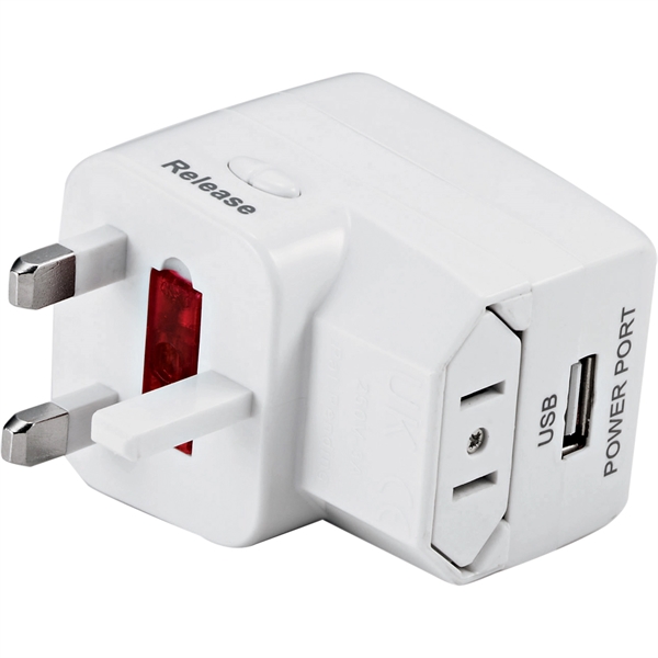 Universal Travel Adapter with USB Port - Image 5